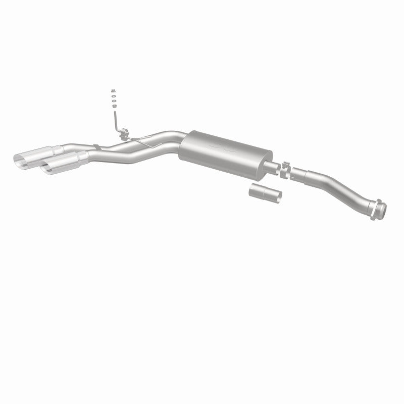 MagnaFlow 11-13 Ford F-150 Pickup Dual Same Side Before P/S Rear Tire Stainless CatBack Perf Exhaust Magnaflow Catback