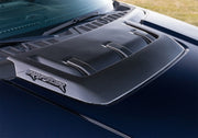Ford Racing 21-24 Ford F150 Raptor Carbon Fiber Hood Vent - Gloss Ford Racing Spoilers