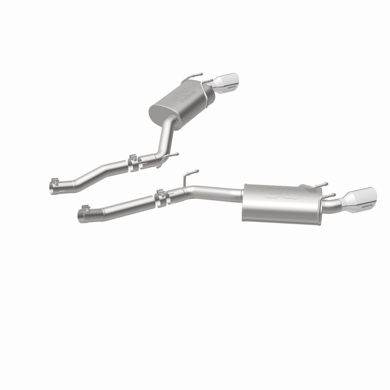 MagnaFlow Axle-Back Stainless Dual Split 4in Polished Tips 10-15 Chevrolet Camaro Convert. 3.6L V6 Magnaflow Axle Back