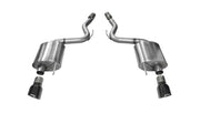Corsa 2015-2017 Ford Mustang GT 5.0 3in Axle Back Exhaust Black Dual Tips (Touring) CORSA Performance Axle Back
