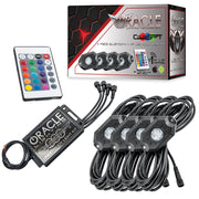 Oracle Bluetooth + RF Underbody Rock Light Kit - 4 PCS - ColorSHIFT ORACLE Lighting Light Bars & Cubes