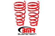 BMR 10-15 5th Gen Camaro V6 Rear Lowering Springs - Red BMR Suspension Lowering Springs