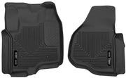 Husky Liners 12-13 F-250/F-350/F-450 Super Duty X-Act Contour Black Front Floor Liners Husky Liners Floor Mats - Rubber