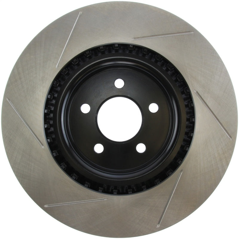 StopTech Power Slot 07-10 Ford Mustang Shelby Front Left Slotted Rotor Stoptech Brake Rotors - Slotted
