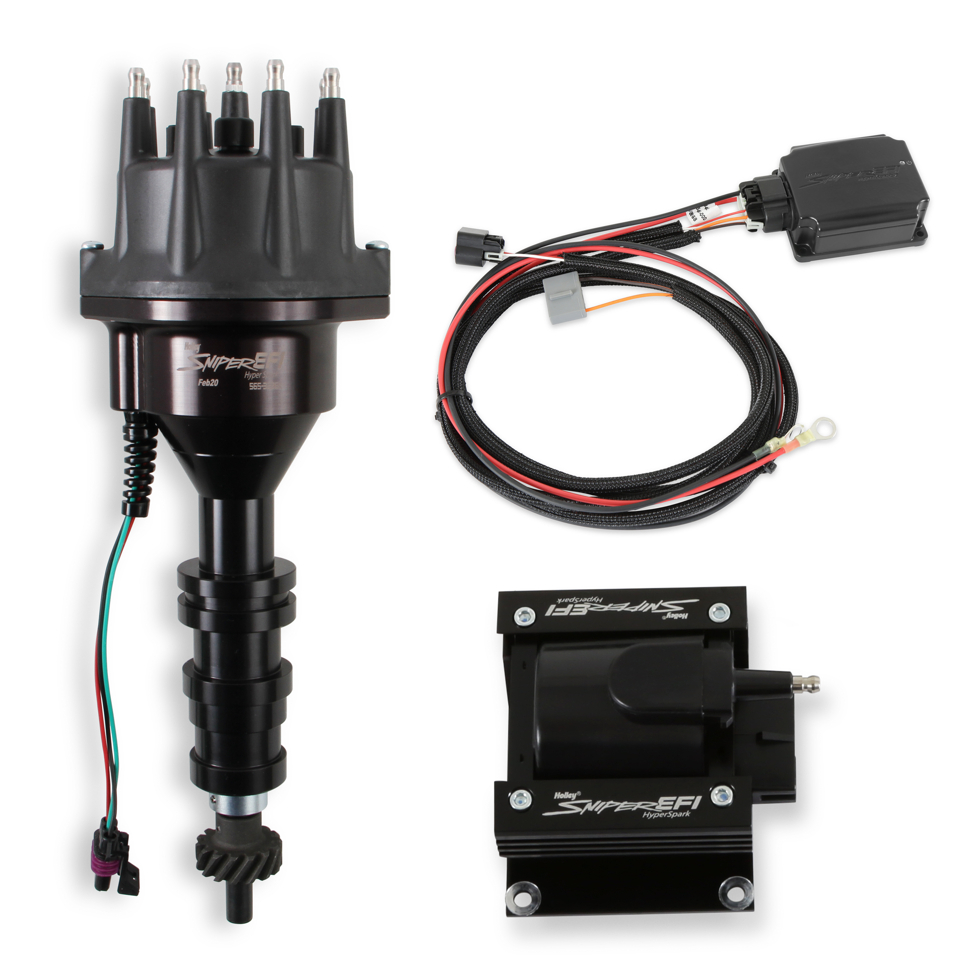 Sniper EFI HyperSpark 2 Ignition System - FORD FE - BLACK