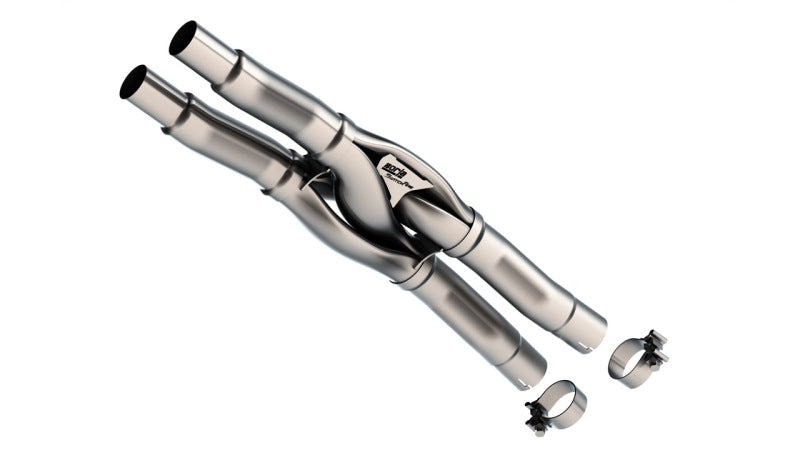 Borla 24-25 Mustang Dark Horse / GT SwitchFire X-Pipe OE Resonator Replacement Borla X Pipes