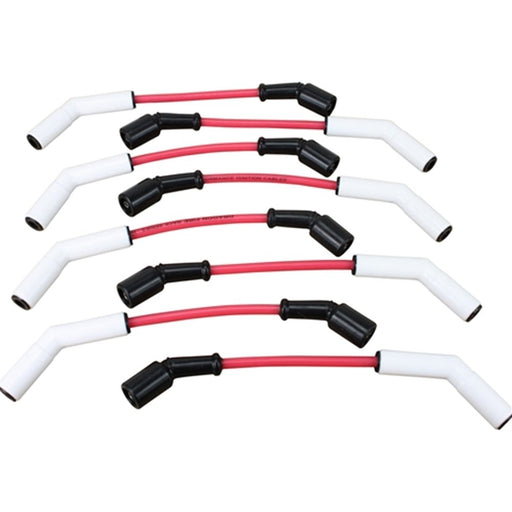 DRAGON FIRE 12.5" Direct Fit Ceramic Spark Plug Wire Set - Red - Street Series PWJ202 - DSP PERFORMANCE MOTORSPORTS