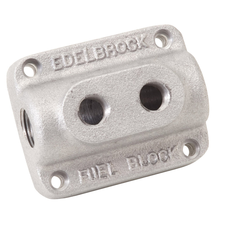 Dual Outlet Fuel Line Connector #1280 Satin Finish 1