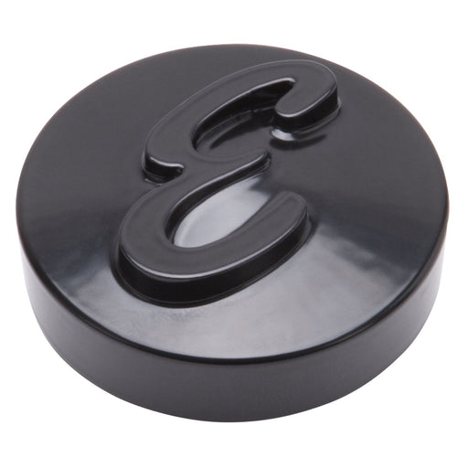 E Logo Black Anodized Nut for Pro-Flo Universal 14" Round Air Cleaners EDELBROCK Autoparts