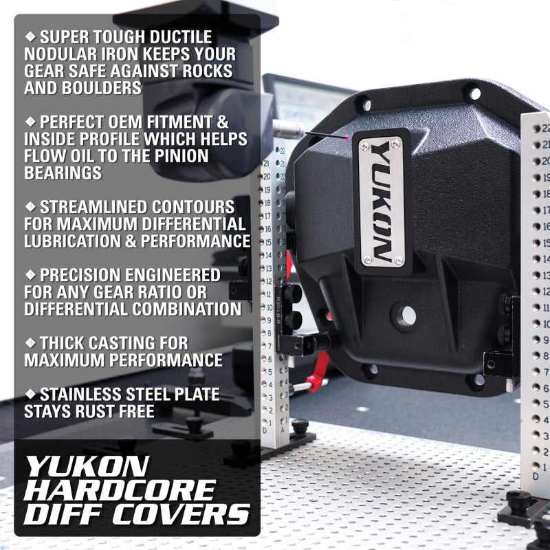 Yukon Gear 97-17 Ford E150 9.75in Rear Differentials Hardcore Cover Yukon Gear & Axle Diff Covers