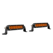 Rigid Industries SR-Series SAE 6in. w/ Amber PRO Lens (Pair) Rigid Industries Light Bars & Cubes