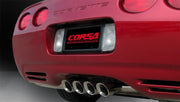 Corsa 1997-2004 Chevrolet Corvette C5 Z06 5.7L V8 Polished Sport Axle-Back Exhaust CORSA Performance Axle Back
