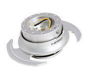 NRG Quick Release Kit Gen 3.0 - Silver Body / Silver Ring w/Handles NRG Quick Release Adapters
