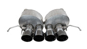 Corsa 2014-2019 Chevrolet Corvette C7 6.2L 2.75in Xtreme Valve-Back w/ Dual NPP & Quad Black Tips CORSA Performance Axle Back