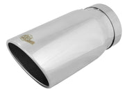 aFe Universal Bolt On Exhaust Tip Polished 5in Inlet x 6in Outlet x 12in Long aFe Catback