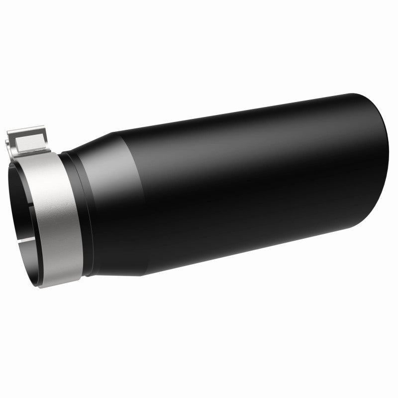 MagnaFlow Tip Stainless Black Coated Single Double Round Single Outlet 5in Dia 4in Inlet 13in L Magnaflow Catalytic Converter Universal