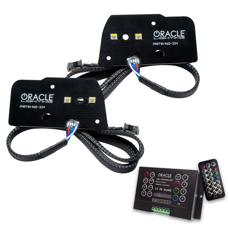 Oracle 21-22 Ford F-150 ColorSHIFT RGB+W Headlight DRL Upgrade Kit w/ 2.0 Controller ORACLE Lighting Headlights
