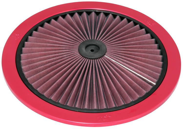 K&N X-Stream Top Filter X-Stream 14in OD - Red K&N Engineering Air Filters - Universal Fit