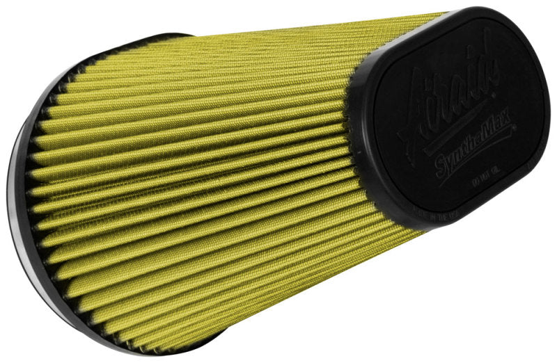 Airaid Universal Air Filter - Cone 6in FLG x 9-1/2x7-1/2in B x 6-3/8x3-3/4in Tx9-1/2in H Synthamax Airaid Air Filters - Universal Fit