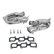 BBK 11-15 Ford Mustang 3.7L Shorty Tuned Length Headers - 1-5/8 Silver Ceramic (CARB EO 11-14 Only) BBK Headers & Manifolds