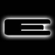 ORACLE Lighting Universal Illuminated LED Letter Badges - Matte Blk Surface Finish - E ORACLE Lighting Light Accessories and Wiring