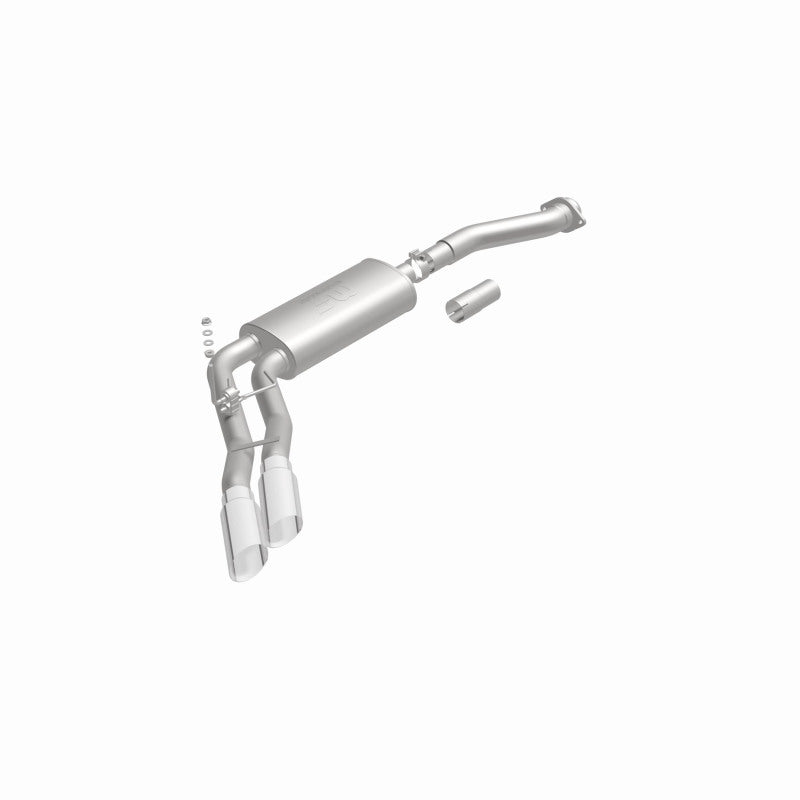 MagnaFlow 11-13 Ford F-150 Pickup Dual Same Side Before P/S Rear Tire Stainless CatBack Perf Exhaust Magnaflow Catback