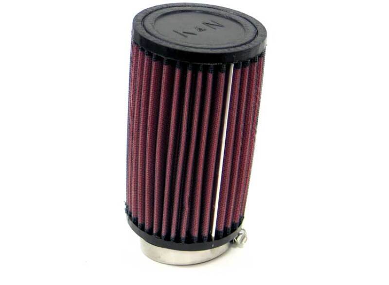 K&N Universal Clamp-On Air Filter - 2 1/4in 10 DEG FLG 3 1/2in OD 6in H K&N Engineering Air Filters - Drop In