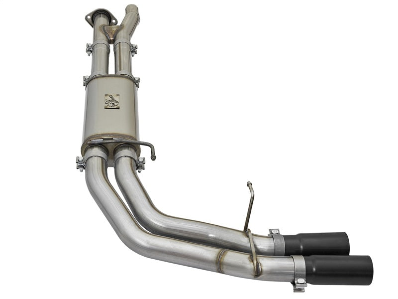 aFe POWER Rebel Series 3in 409 SS Cat Back Exhaust w/ Black Tips 17 Ford F-150 Raptor V6-3.5L aFe Catback