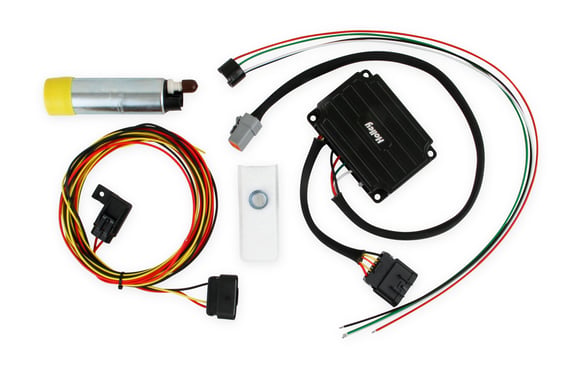VR1 Series Brushless Fuel Pump w/Controller Quick Kit 12-767 HOLLEY Autoparts