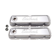 Edelbrock Valve Cover Signature Series Ford 260-289-302-351W CI V8 Chrome Edelbrock Valve Covers