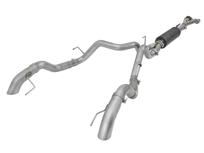 aFe MACH Force-Xp Cat-Back Exhaust w/Dual Hi-Tuck Tips 17-18 Ford F-150 Raptor V6-3.5L (tt) aFe Catback
