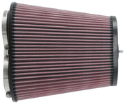 K&N Universal Clamp-On Air Filter 3-1/8in Dual FLG 8-7/8in X 5-3/16 B 6-1/4in X 4IN T, 9inH W/STUD K&N Engineering Air Filters - Universal Fit