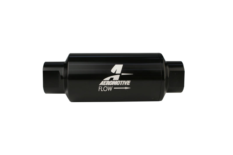 Aeromotive In-Line Filter - AN-10 - Black - 100 Micron Aeromotive Fuel Filters