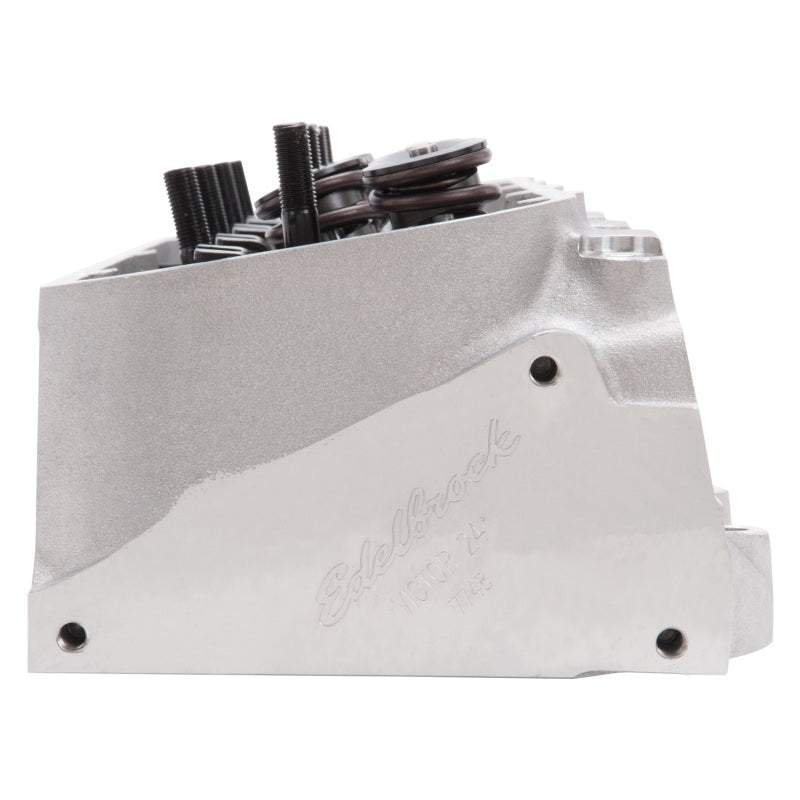 Edelbrock Cyl Head BBC Victor Jr 24 Deg Rect Port 300cc 106cc Combustion Chamber Edelbrock Heads