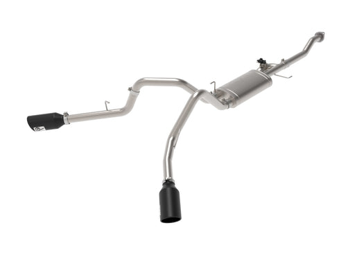 aFe Gemini XV 3in 304 SS Cat-Back Exhaust 15-20 Ford F-150 V6 2.7L/3.5 w/ Black Tips aFe Catback
