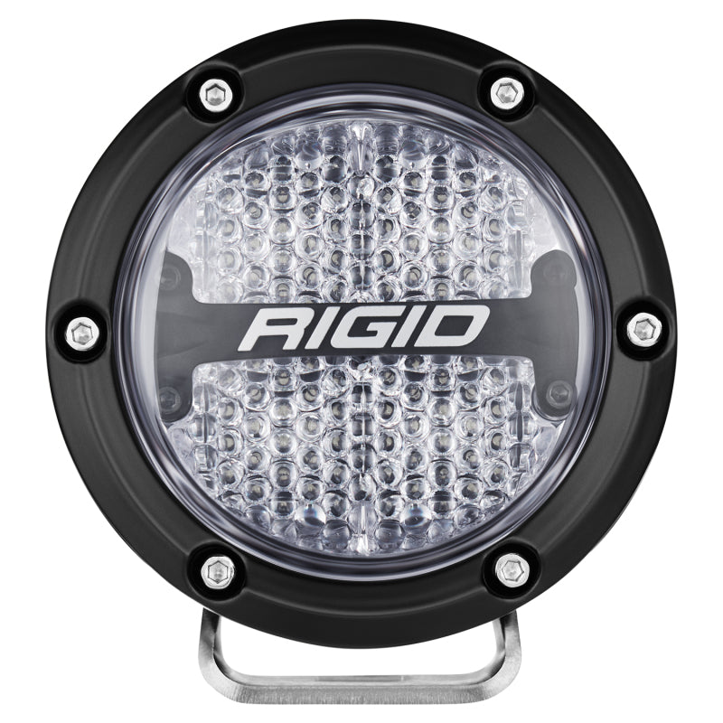 Rigid Industries 360-Series 4in LED Off-Road Diffused Beam - RGBW Backlight (Pair) Rigid Industries Light Bars & Cubes