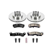 Power Stop 87-93 Ford Mustang Front Autospecialty Brake Kit PowerStop Brake Kits - OE