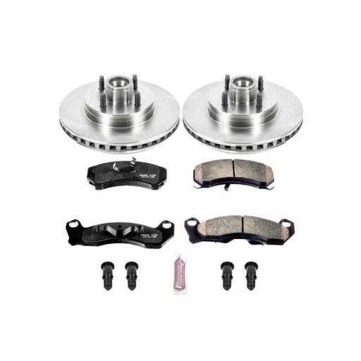 Power Stop 87-93 Ford Mustang Front Autospecialty Brake Kit PowerStop Brake Kits - OE