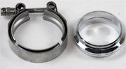 Granatelli 2.0in Flat Flanges w/V-Band Clamp Granatelli Motor Sports Flanges