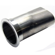 Granatelli 3.0in Round to 3.0in Oval Exhaust Adapter w/V-Band Granatelli Motor Sports Exhaust Adapters