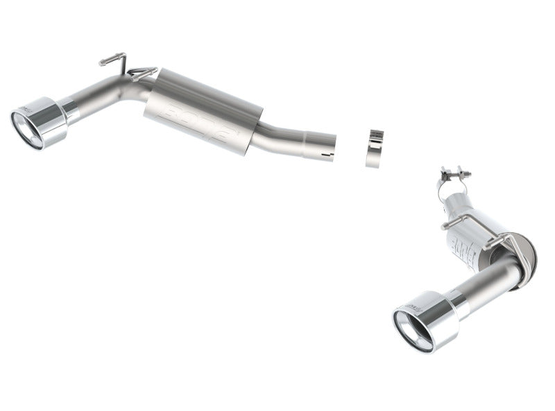 Borla 14-15 Camaro SS 6.2L V8 RWD Single Split Rr Exit S-Type Exhaust (rear section only) Borla Axle Back