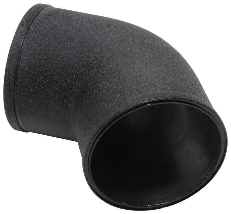 Spectre Tube Intake 3in od 60 Degree - Black Spectre Aluminum Tubing