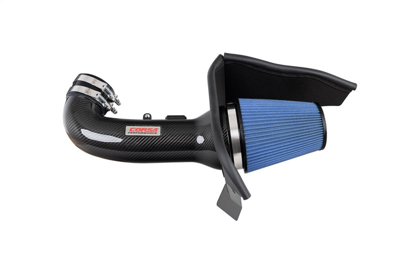 Corsa 16-24 Chevrolet Camaro SS 6.2L V8 Carbon Fiber Open Element Air Intake - Oiled CORSA Performance Cold Air Intakes