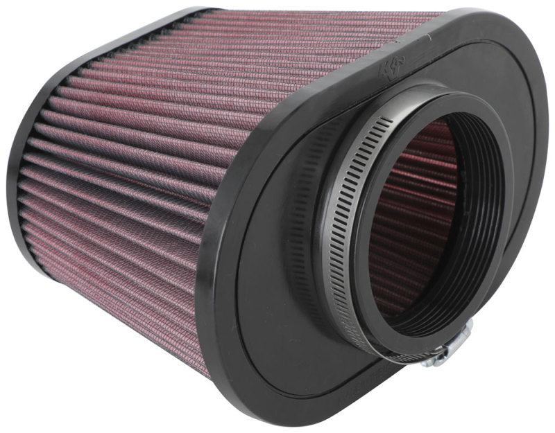K&N Universal Clamp-On Air Filter 3.5in Flg ID x 8.5x5.25in B OD x 6.25x4in T OD x 5.5in H K&N Engineering Air Filters - Universal Fit