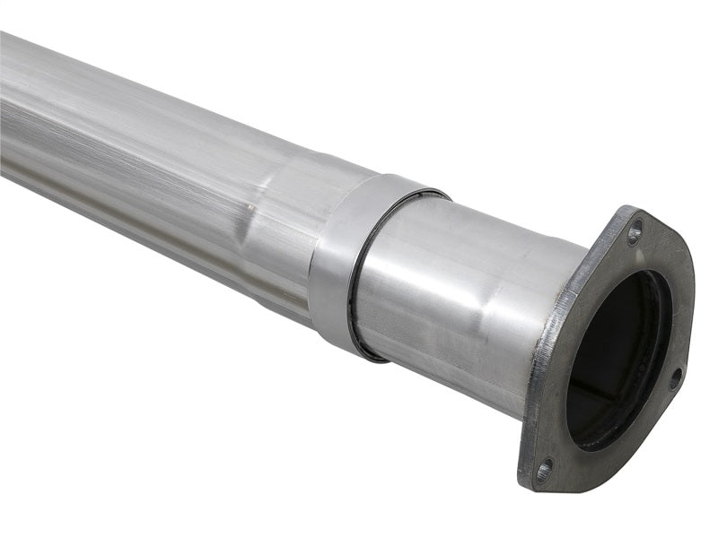 aFe Rebel XD 4in SS DPF-Back Exhaust 17-18 Ford Diesel Trucks V8-6.7L (td) w/ Dual Black Tips AFE POWER DPF Back