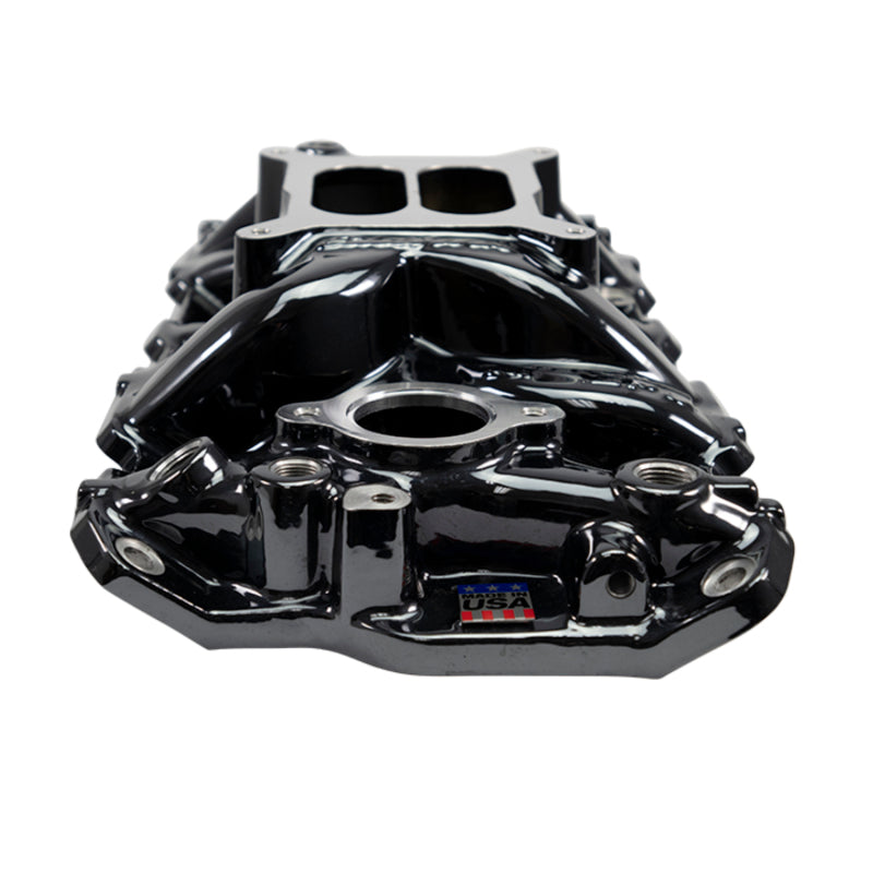 Edelbrock 55-86 Chevy SB Performer EPS Intake Manifold - Black Plasma Finish Edelbrock Intake Manifolds
