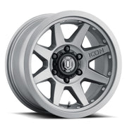 ICON Rebound Pro 17x8.5 6x135 6mm Offset 5in BS 87.1mm Bore Titanium Wheel ICON Wheels - Cast