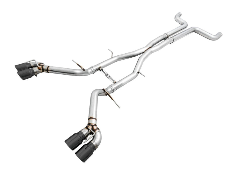 AWE Tuning 16-19 Chevy Camaro SS Non-Res Cat-Back Exhaust - Track Edition (Quad Diamond Black Tips) AWE Tuning Catback