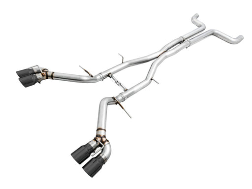 AWE Tuning 16-19 Chevy Camaro SS Non-Res Cat-Back Exhaust - Track Edition (Quad Diamond Black Tips) AWE Tuning Catback