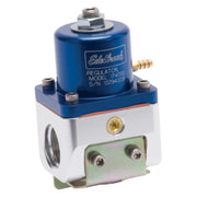 Edelbrock Fuel Pressure Regulator Carbureted 180 GPH 5-10 PSI -10 In/Out -6 Return Blue/Clear Edelbrock Fuel Pressure Regulators